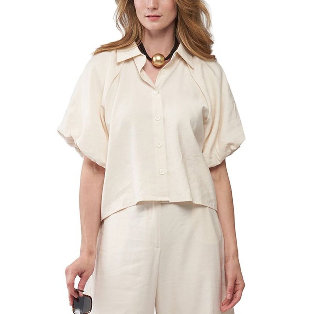 Insight New York Womens  Novelty Top, White